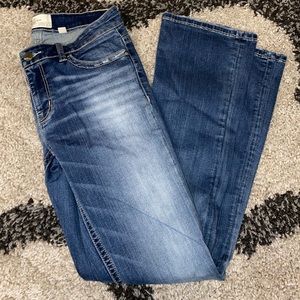 Buckle bootcut jeans